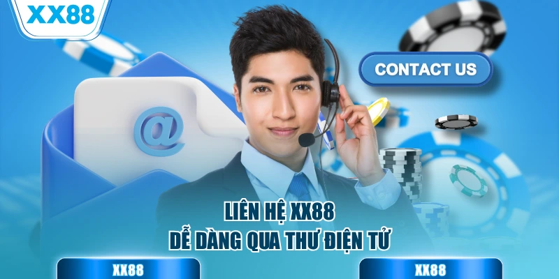 Liên hệ XX88 dễ dàng qua thư điện tử